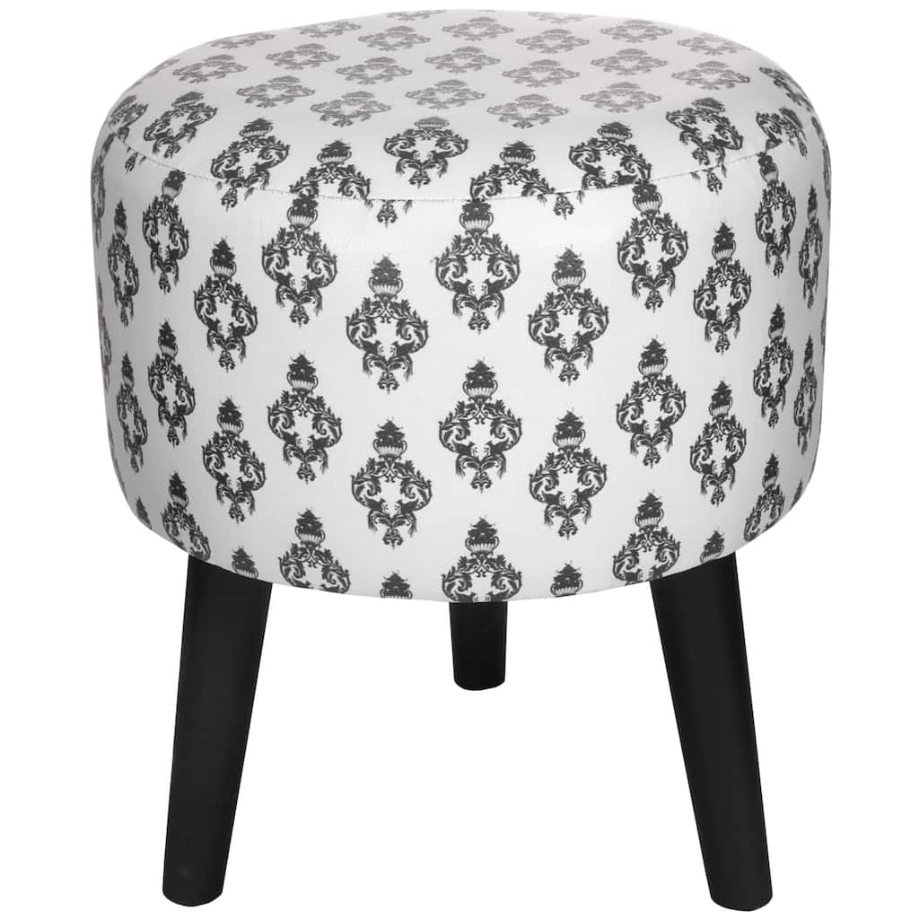 White Damask Stool (China)