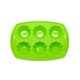 preview thumbnail 2 of 3, Prime Cook Silicone Flower-shaped 6-count Cupcake Pan Green