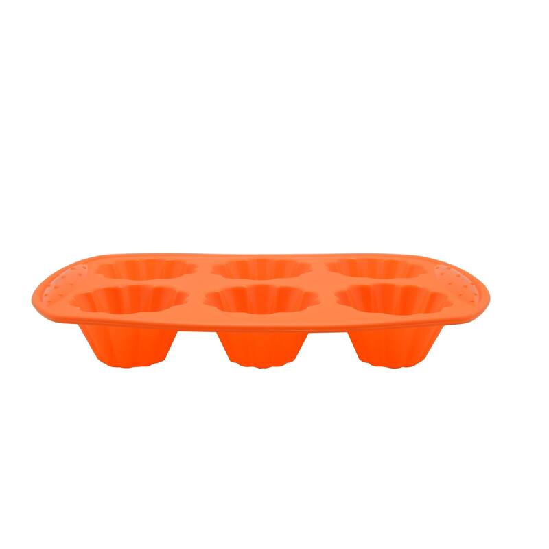 Prime Cook Silicone Flower-shaped 6-count Cupcake Pan