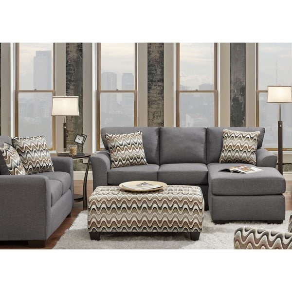 Chaise sofa and on sale loveseat set