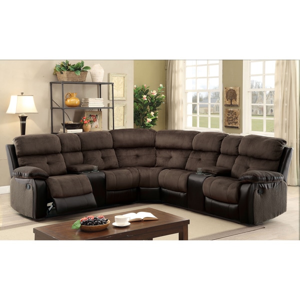 l shaped reclining sectional