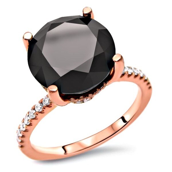 4ct black diamond ring