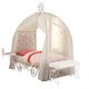 preview thumbnail 1 of 0, ACME Priya II Youth Canopy Bed, White & Light Purple