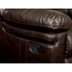 preview thumbnail 8 of 12, Furniture of America Brown Leather 2-piece Reclining Sofa Set