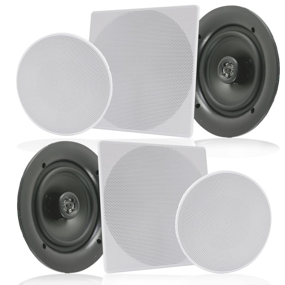 Pyle Dual 6.5/" 300W In-Wall In-Ceiling Bluetooth SpeakersWireless Streaming