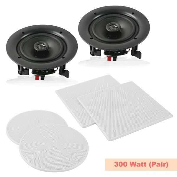 Pyle Dual 8 Bluetooth Ceiling Wall 4 Quantity 2 Way Flush Mount