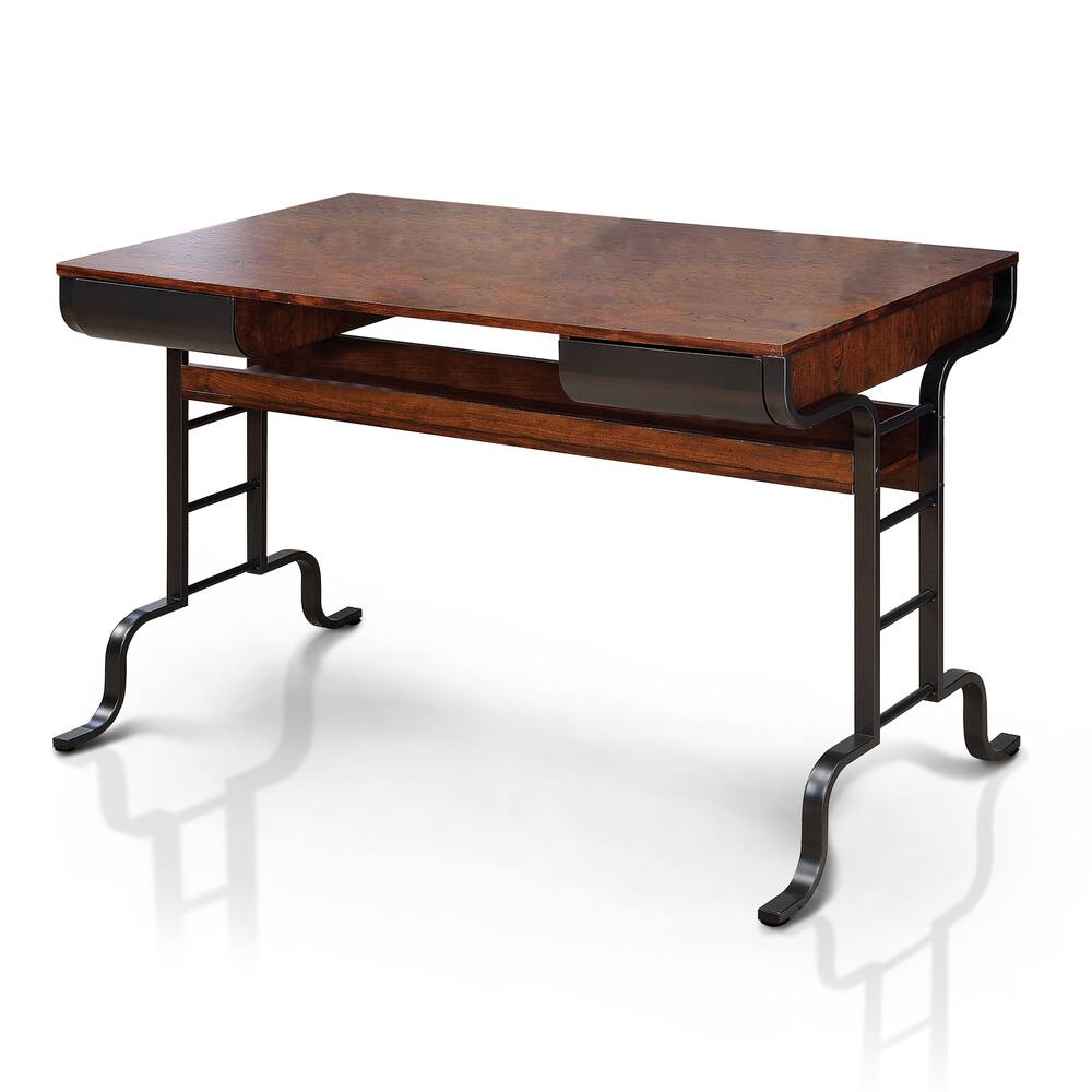 Furniture of America Vols Transitional Oak 47-inch Writing Desk