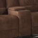 preview thumbnail 4 of 9, Kevin Upholstered Reclining Loveseat Gentle Lower Lumbar Massage
