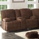 preview thumbnail 2 of 9, Kevin Upholstered Reclining Loveseat Gentle Lower Lumbar Massage