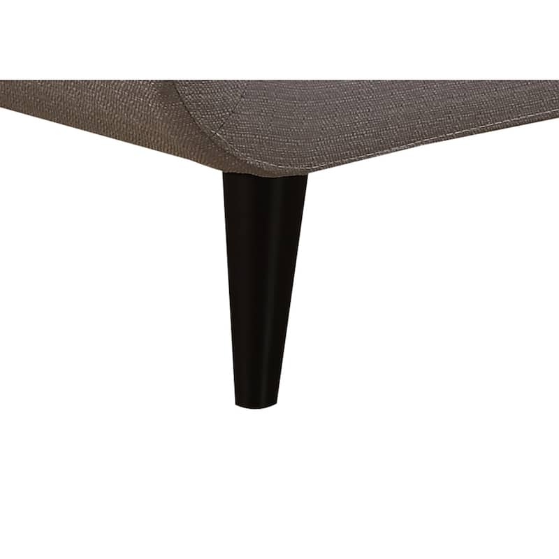 AC Pacific Crystal Grey Polyester Mid-century Armchair