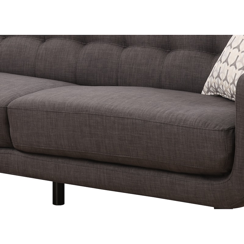 Carson Carrington Stykkisholmur Mid-century Modern Charcoal Sofa