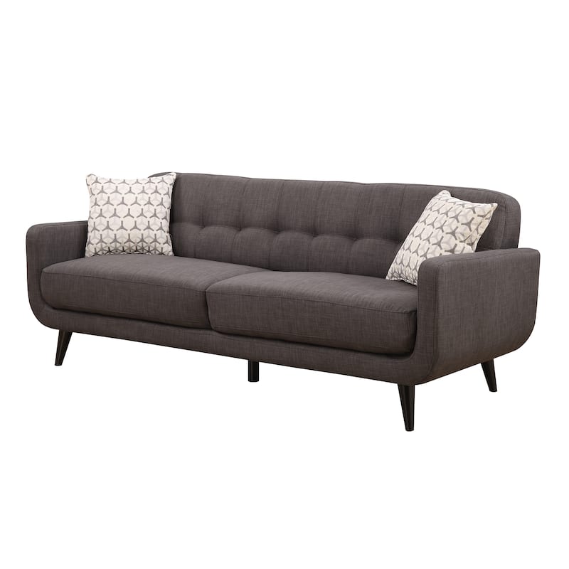 Carson Carrington Stykkisholmur Mid-century Modern Charcoal Sofa