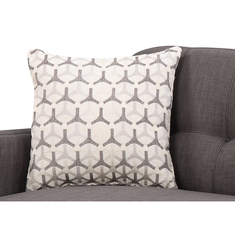 Carson Carrington Stykkisholmur Mid-century Modern Charcoal Sofa