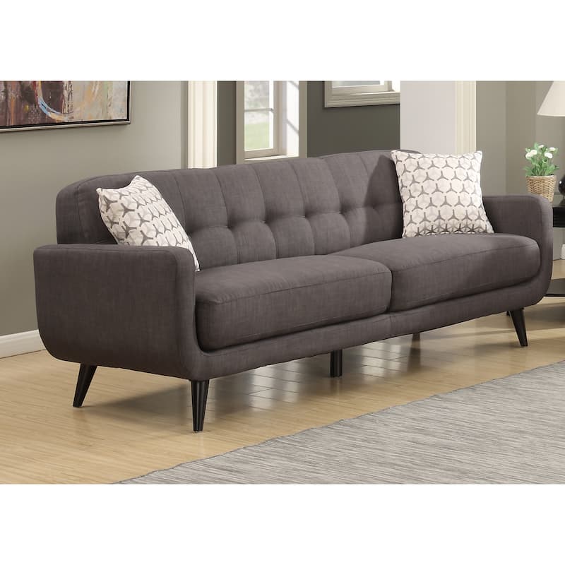Carson Carrington Stykkisholmur Mid-century Modern Charcoal Sofa