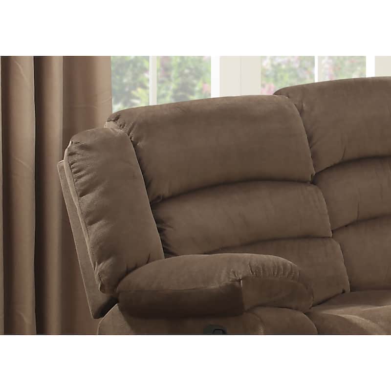 Bill 2-piece Contemporary Brown Reclining Living Room Set