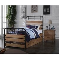 Renell Twin Platform Bed With Bookcase And Trundle Renell Twin Platform Bed With Bookcase And Trundle