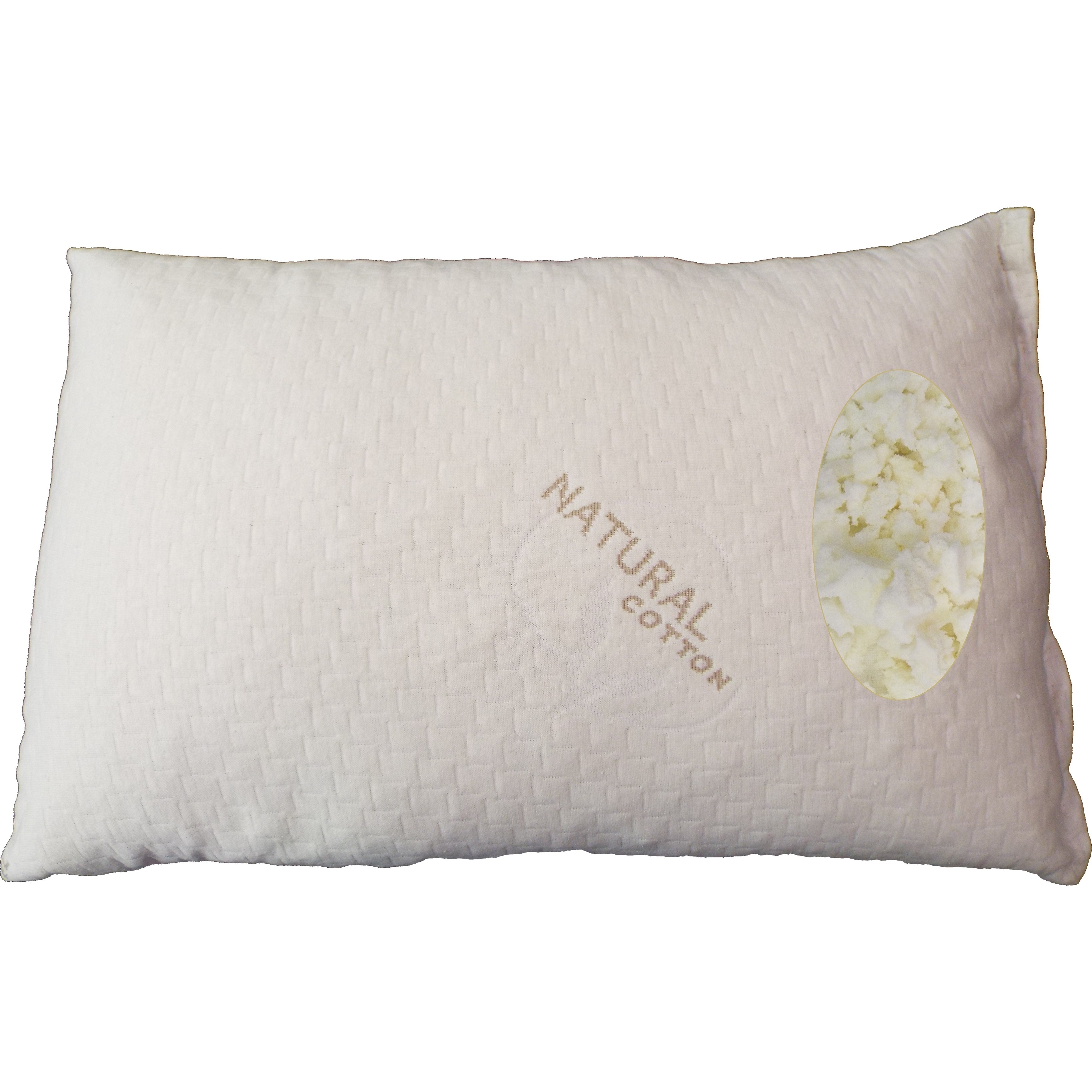 Latex Pillow with Natural Cotton Cover 