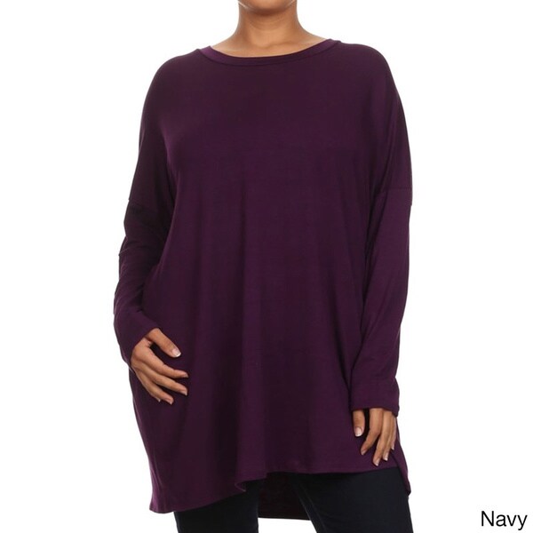 plus size rayon spandex tops