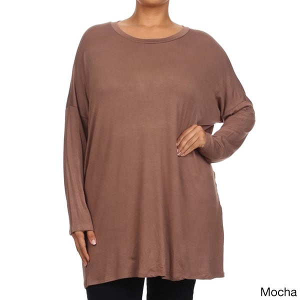 plus size rayon spandex tops