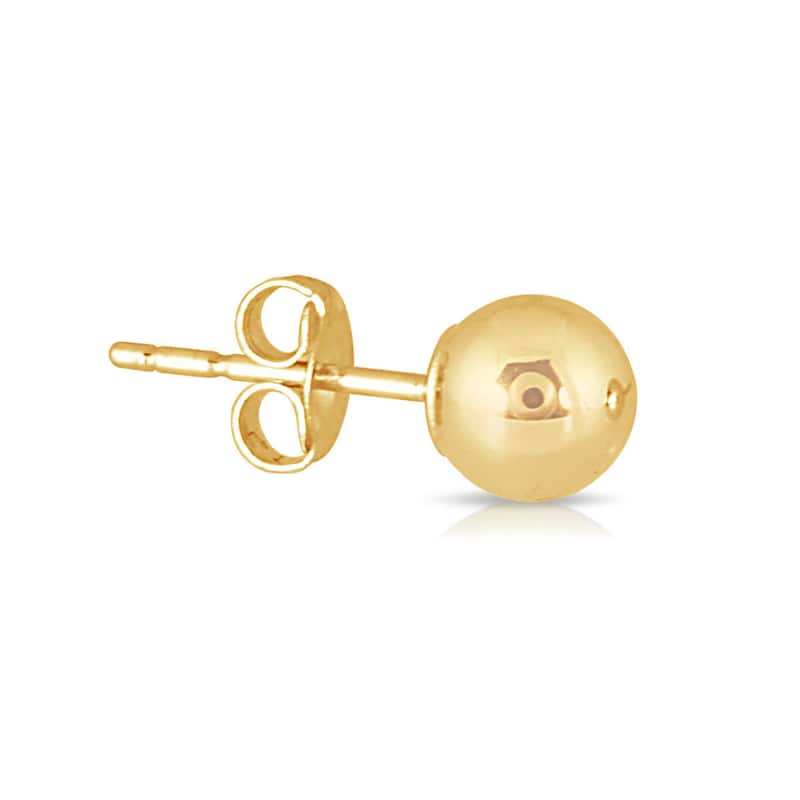 Marquee Jewels 10k Yellow Gold 5-millimeter Ball Stud Earrings