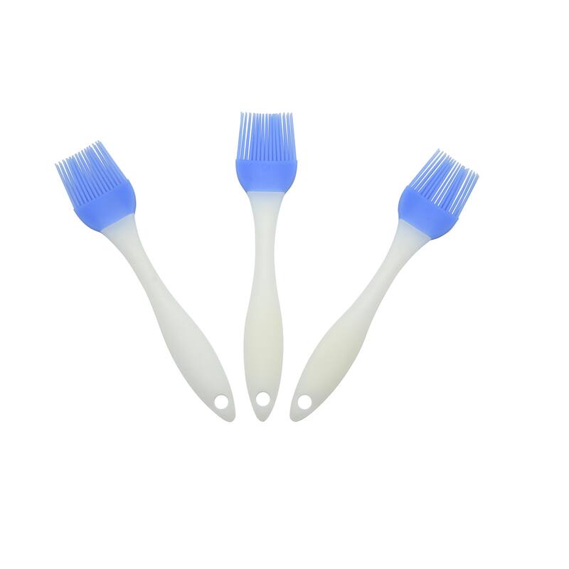 Prime Cook Blue Silicone Barbecue Brush (Pack of 3)