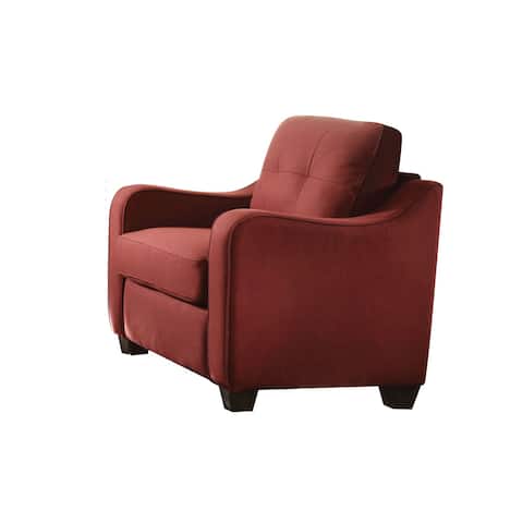 Copper Grove Sharon Red Linen Chair