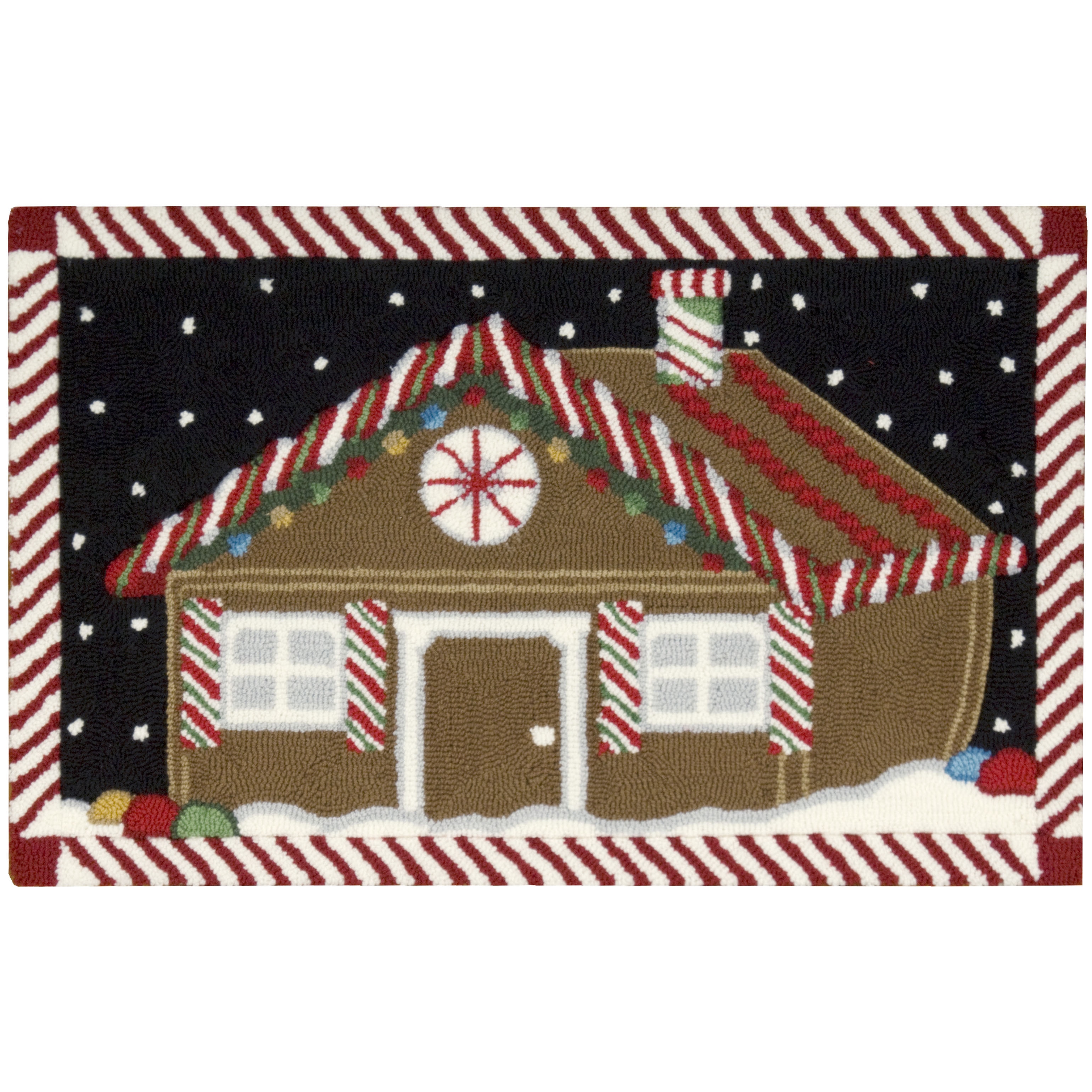 Nourison Everywhere Gingerbread House Multicolor Accent Rug - 1'8" x 2'6"