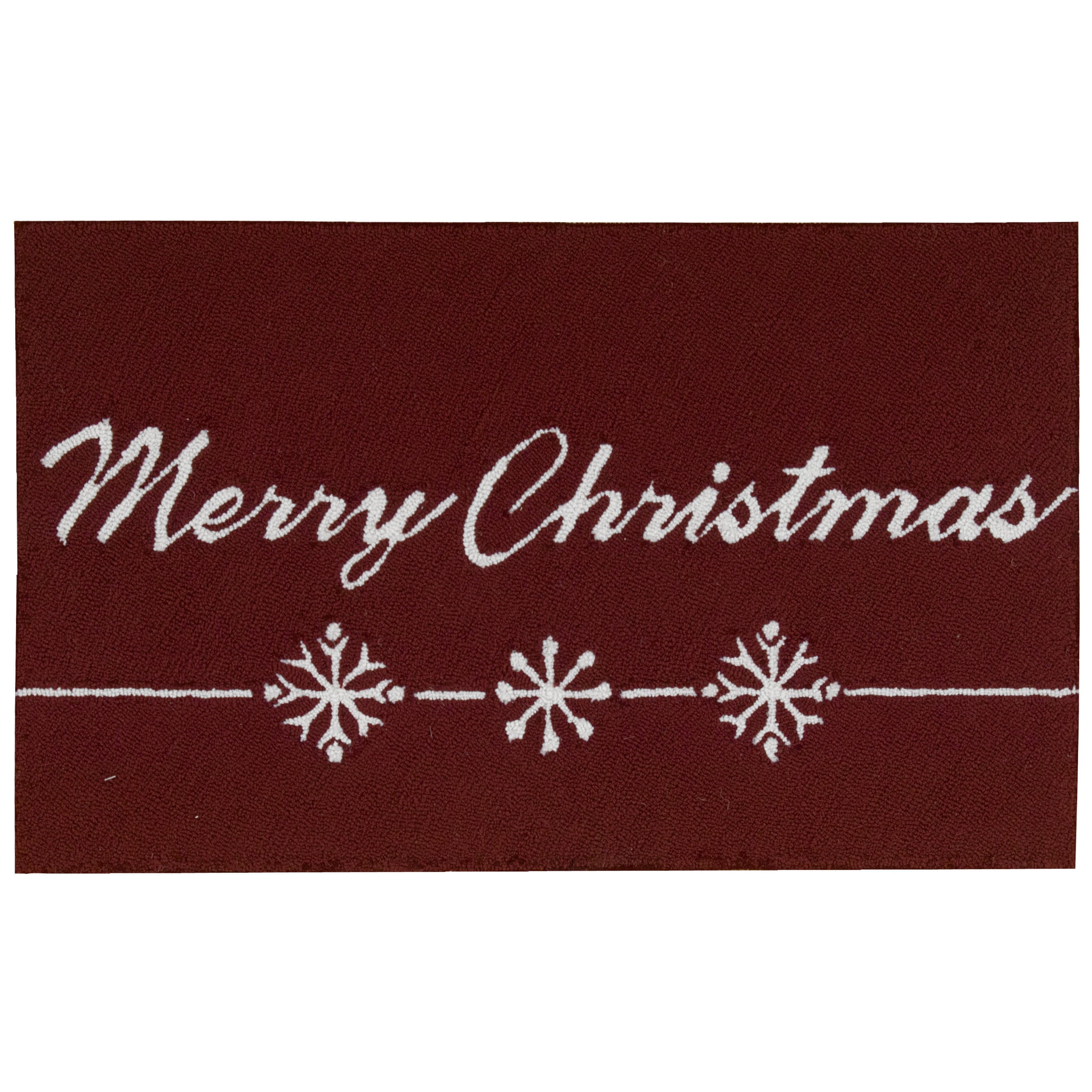Nourison Everywhere Merry Christmas Red Accent Rug - 1'8" x 2'8"