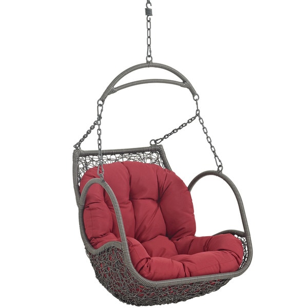 Shop Arbor Outdoor Patio Wood Swing Chair - Free Shipping 