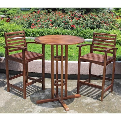 Highland 3-Piece Bar-Height Dining Set