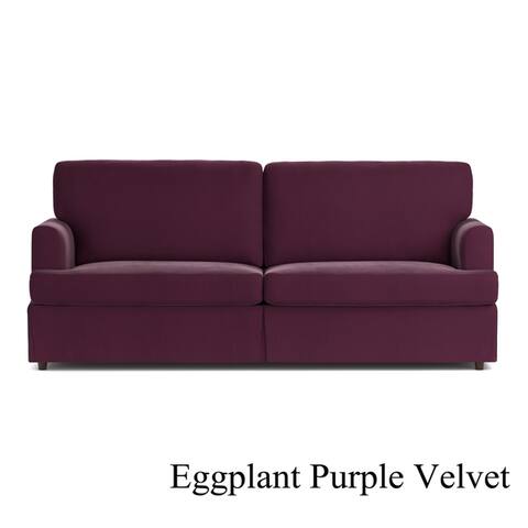 Purple Sofas Couches Online At Our Best Living Handy Living Undercover Custom Orlando Sofast Sofa With Skirted Slipcover