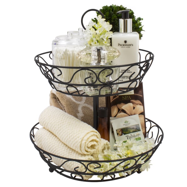 Sorbus 2 Tier Countertop Fruit Basket Stand