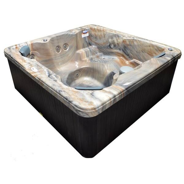 Shop Home And Garden Spas Brown 5 Person 30 Jet Spa With Perimeter