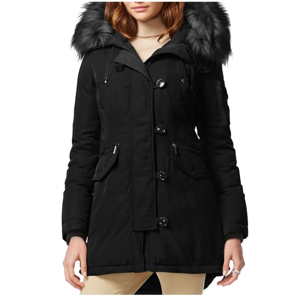Michael Kors Black Down Parka Coat