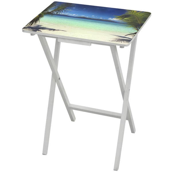 Caribbean Beach TV Tray (China) Free Shipping Today