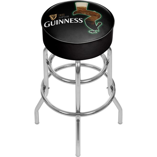 Guinness Padded Swivel Bar Stool