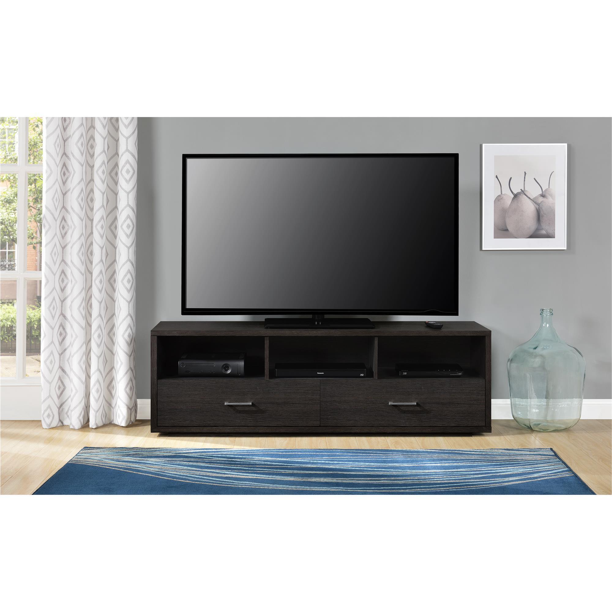 Shop Ameriwood Home Clark Cherry Espresso Tv Stand For Tvs Up To