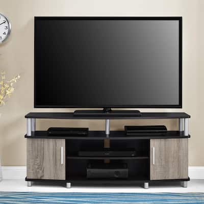 Ameriwood Home Carson 50-inch Espresso/ Sonoma Oak TV Stand