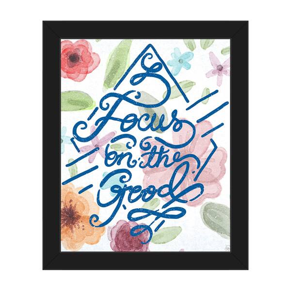 Focus on the Good Framed Canvas Wall Art - Bed Bath & Beyond - 12653637