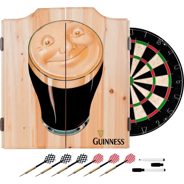 Shop Guinness Dart Cabinet Set with Darts and Board - On ...