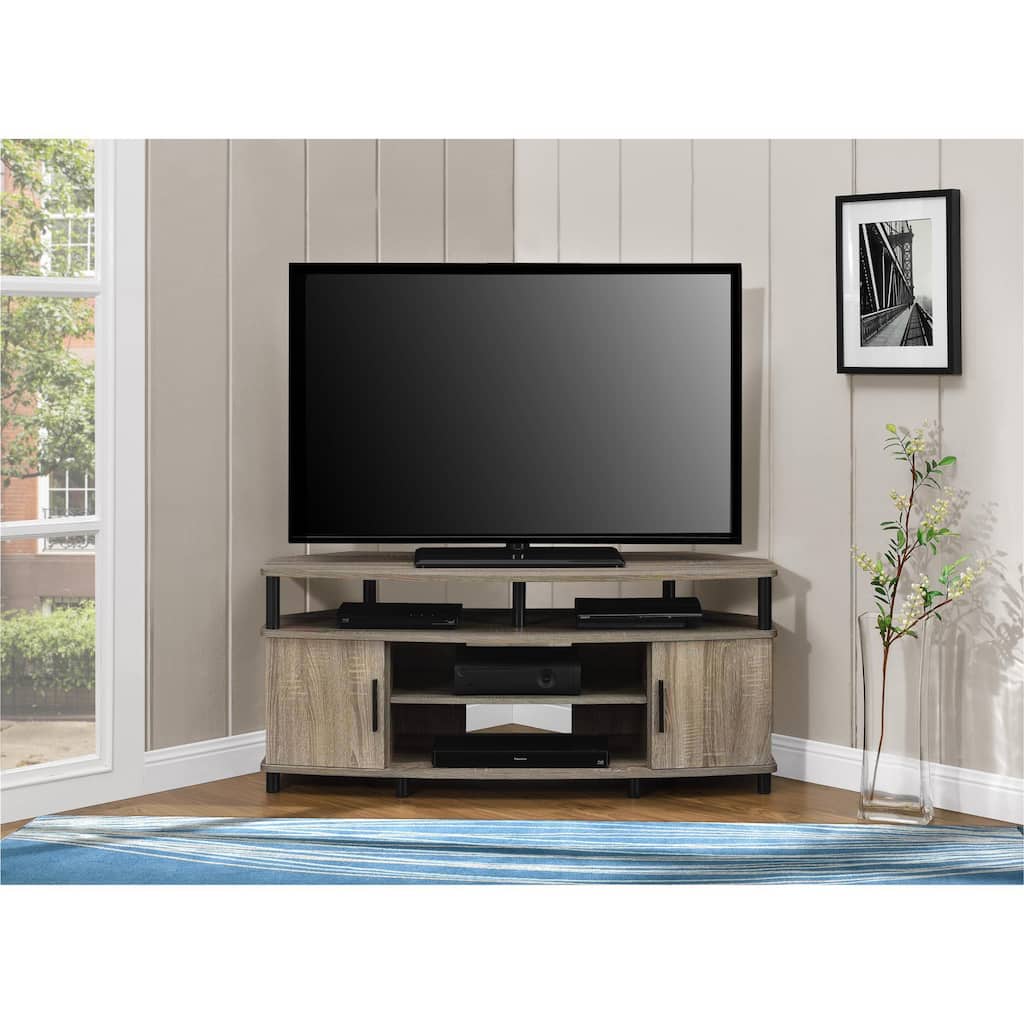 Ameriwood Home Carson 50-inch Sonoma Oak Corner TV Stand