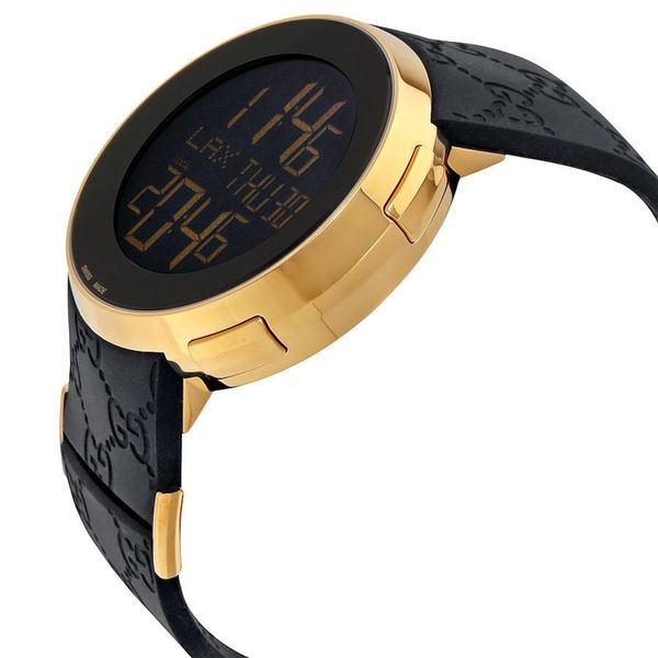 gucci digital watch gold