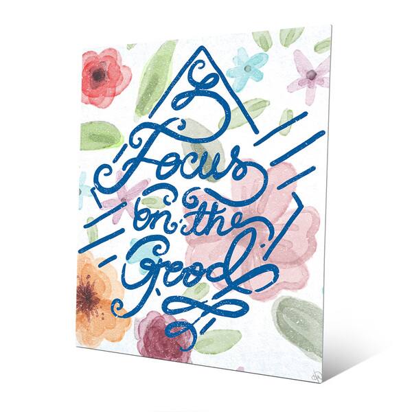 'Focus on the Good' Wall Art on Metal Bed Bath & Beyond 12653956