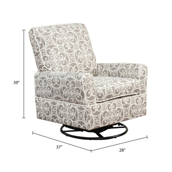 swivel glider rocker chair with ottoman