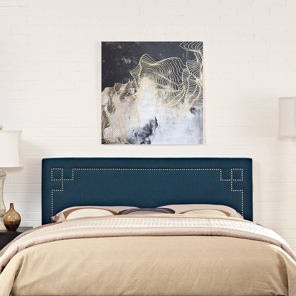 Modway Josie Azure Full Fabric Headboard