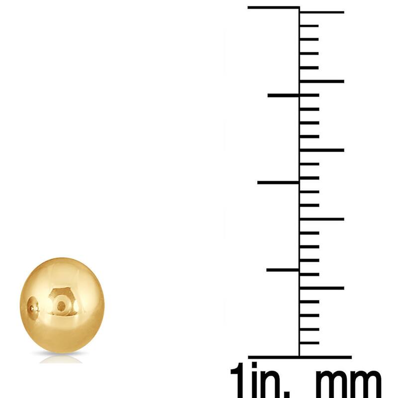 Marquee Jewels 10K Yellow Gold 7-millimeter Ball Stud Earrings