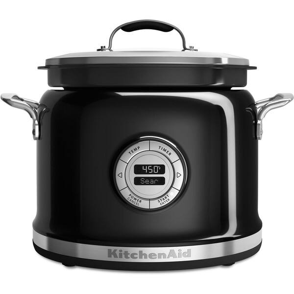 4 Qt. Onyx Black Non-Stick Electric Multi-Cooker