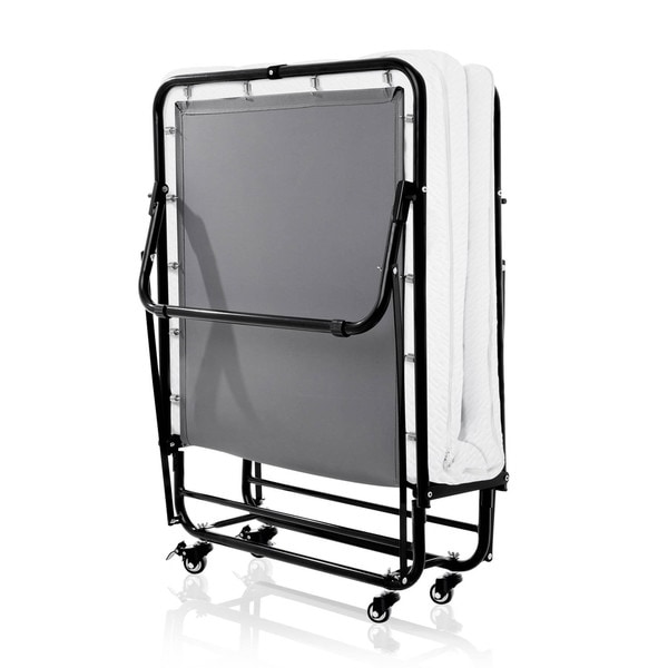 folding cot with memory foam mattress