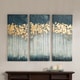 Madison Park Midnight Forest Gel Coat Canvas with Gold Foil ...