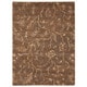 preview thumbnail 11 of 21, Nourison Silken Allure SLK02 Area Rug 2'3" x 3' - Brown - Rectangle